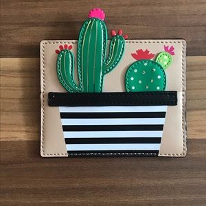 Kate Spade Cactus Card Holder/Wallet